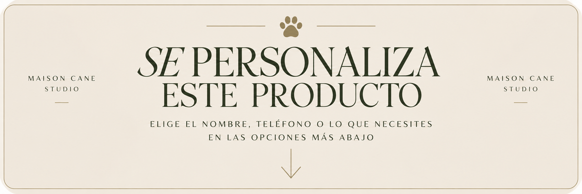 Placas identificativas personalizadas para perros y gatos